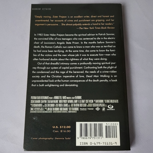 Dead Man Walkinh by Sister Helen Prejean paperback novel book nonfiction EUC - Picture 2 of 3